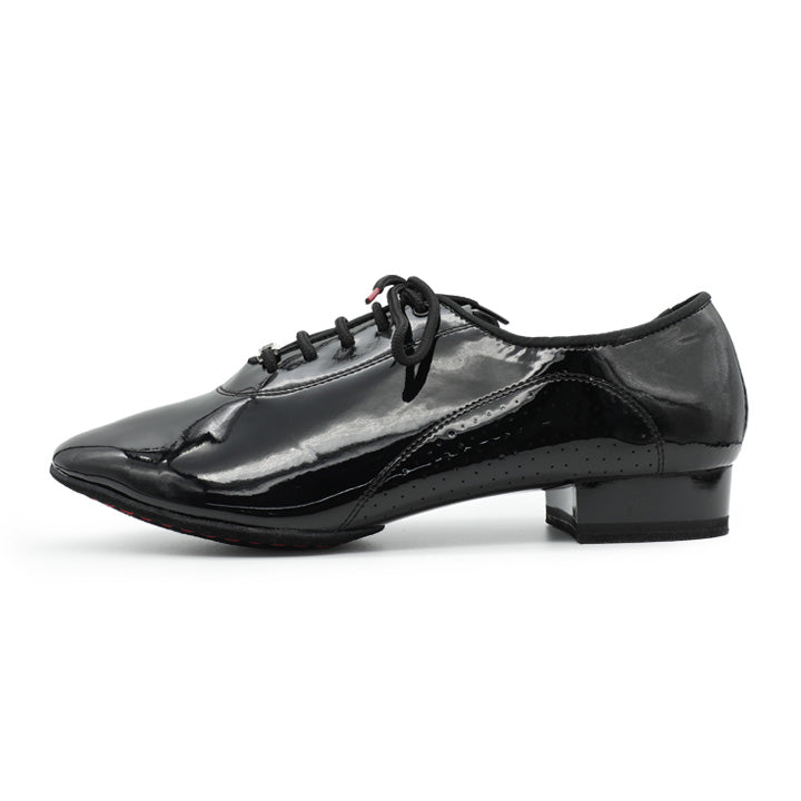 BD Dance Men's Dancing Shoes Latin Tango Jazz Ballroom Training Practice Patent Leather #309