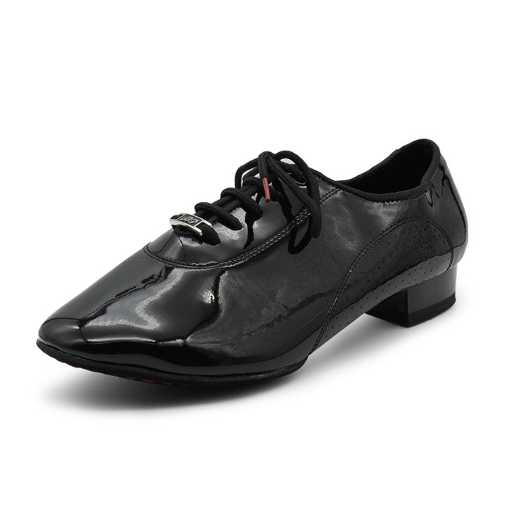 BD Dance Men's Dancing Shoes Latin Tango Jazz Ballroom Training Practice Patent Leather #309