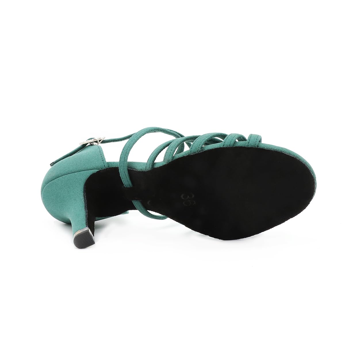 BD Dance Professional Women's Latin Dance Performance Athletic Sandals Suede High Heel Salsa Ballroom Dancing Shoes #216