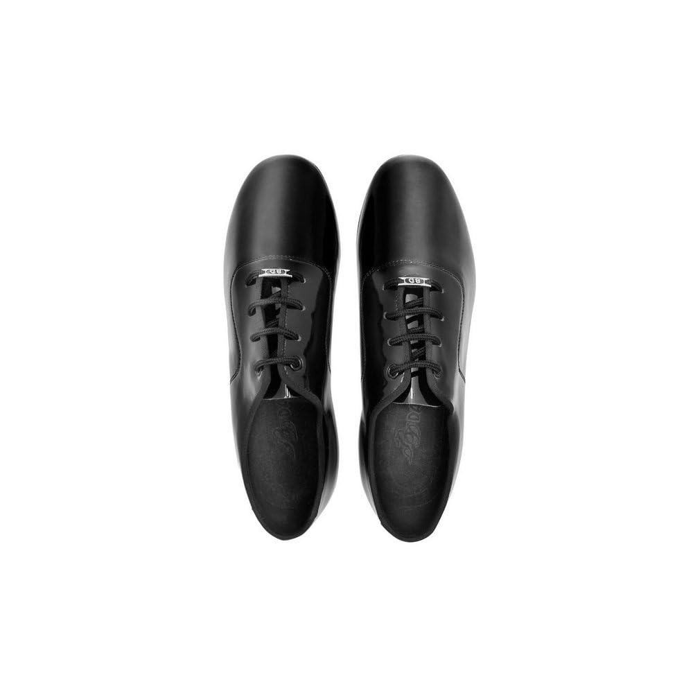 BD Dance Boy's Latin Dance Shoes Professional Ballroom Dance Shoes for Kid Jazz Tango Oxford Dress Shoes, Leather, Black, #702