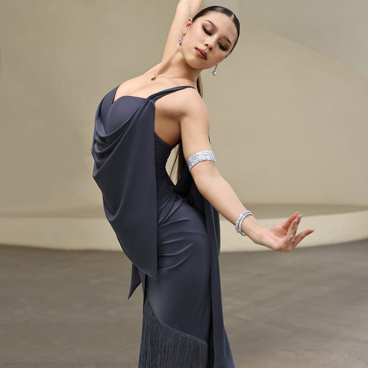 UDANCE 2025 New Arrival Bodysuit Professional Women's Latin Dance Jumpsuit Bodysuit Costume Halter Leotard High Quality Performance Training Outfit A20