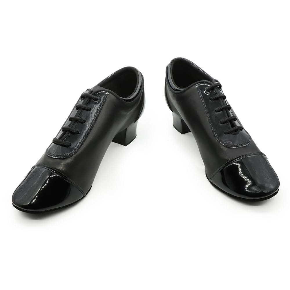 BD Dance Men's Leather Latin Dance Shoes Performance Teaching Ballroom Jazz Waltz Dancing Shoes BDdance Practice #478, 6-14
