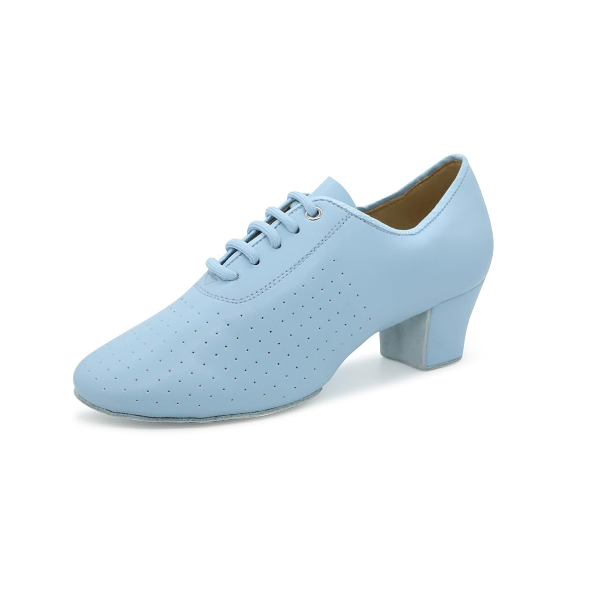 BD Dance Professional Women's Ballroom Salsa Tango Shoes Breathable Mesh Leather for Latin Dance Teaching and Practice #T1-B