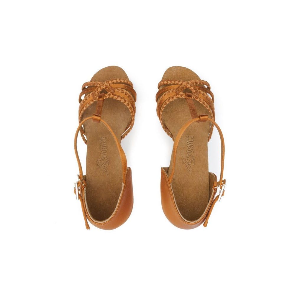 BD Dance Handmade Performance Women's Latin Dance Shoes Professional Ballroom Dancing Heels Salsa Bachata Sandals Satin #2368
