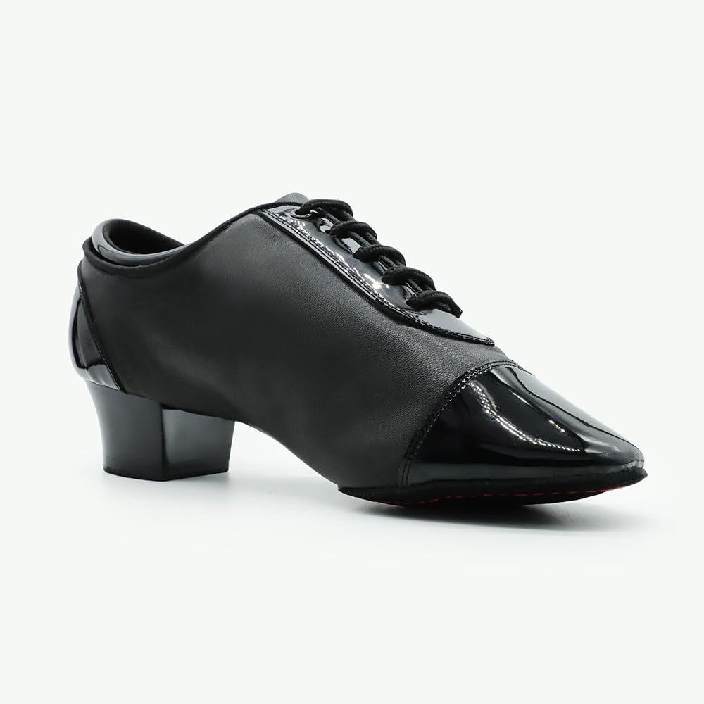 BD Dance Men's Leather Latin Dance Shoes Performance Teaching Ballroom Jazz Waltz Dancing Shoes BDdance Practice #478, 6-14