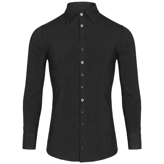 UDANCE New in Men's Ballroom Dance Shirt Long Sleeve Top for Men AMD14