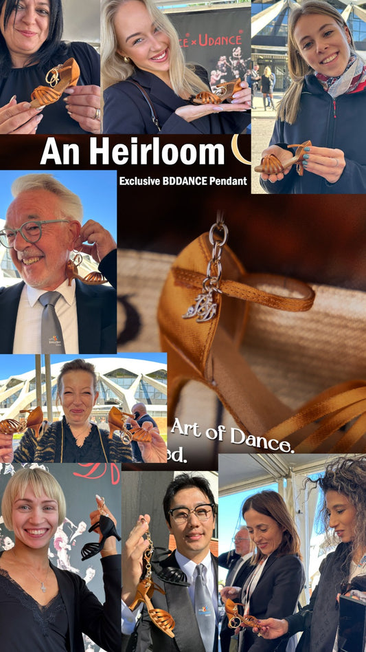 BDD Dance Shoe Keychain Accessory Cute Little Dance Shoe Gift Satin One Size Black and Brown