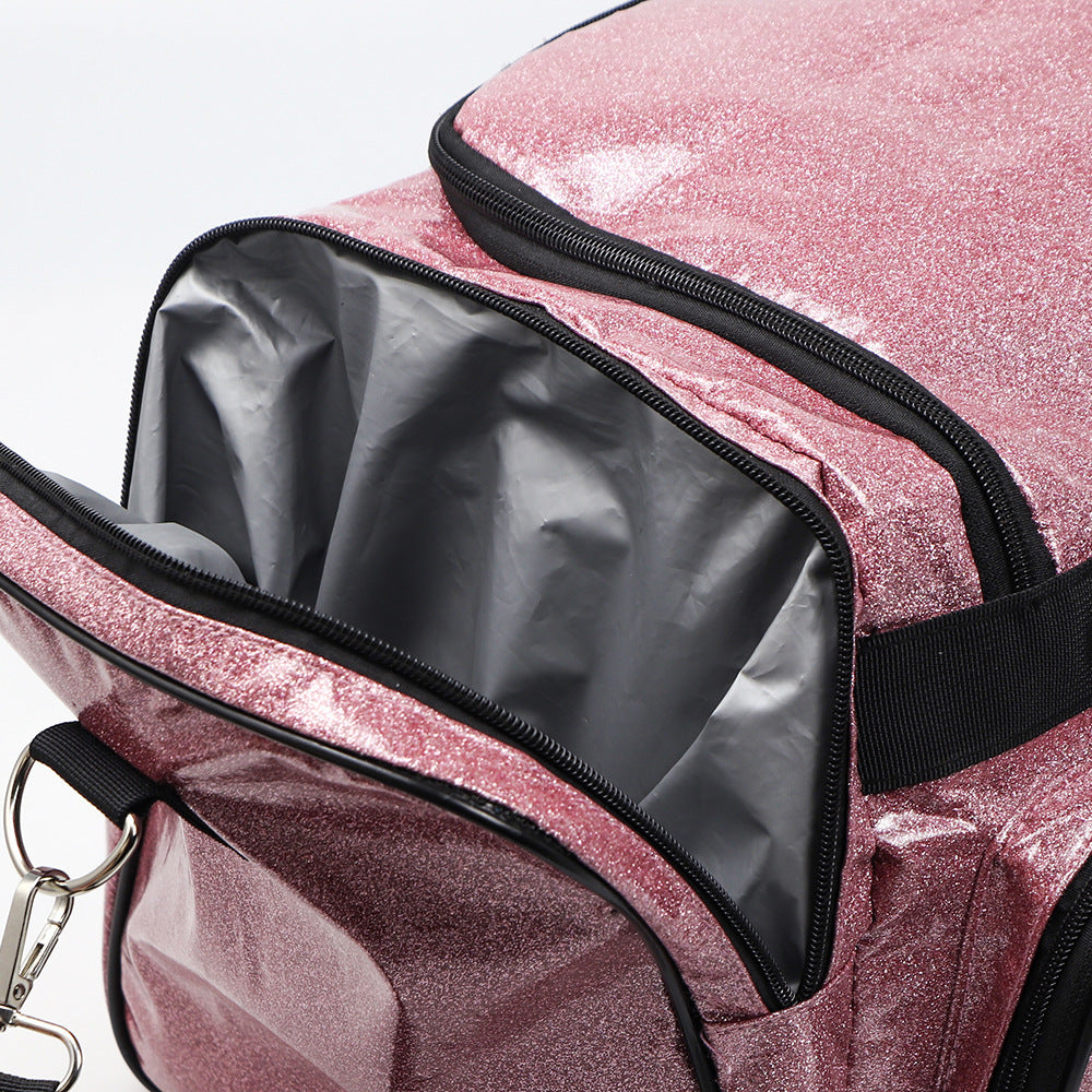 Lightweight Durable Sports Yoga Gym Sequin Weekend Overnight Travel Bag