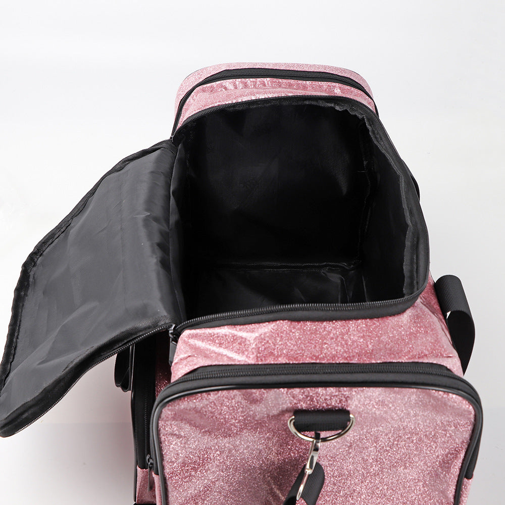 Lightweight Durable Sports Yoga Gym Sequin Weekend Overnight Travel Bag