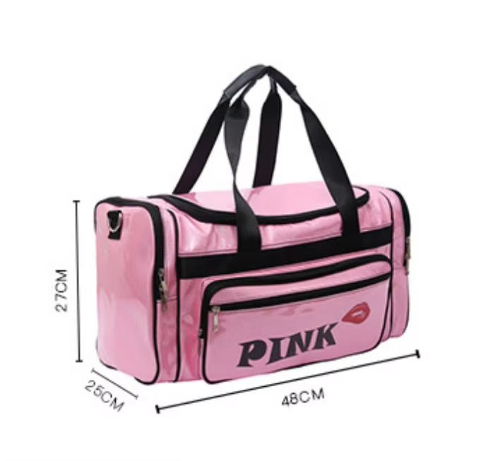 Lightweight Durable Sports Yoga Gym Sequin Weekend Overnight Travel Bag