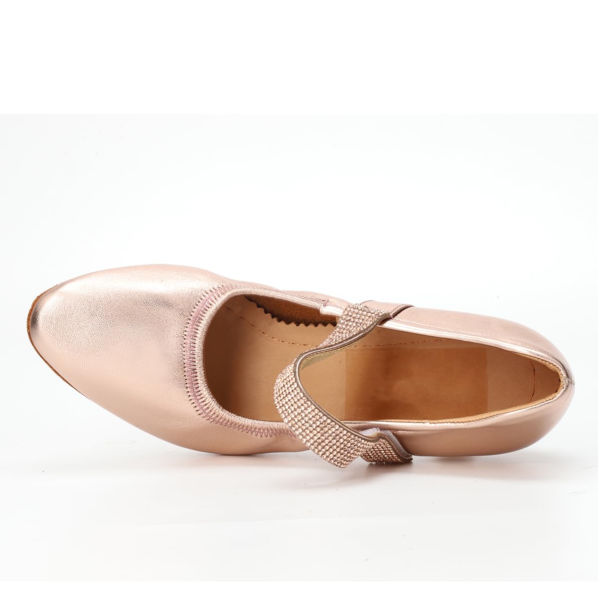 BD Dance Professional Women's Ballroom Latin Modern Dance Shoes Performance Mary Jane Sandals Character Shoes for Dancing #1327