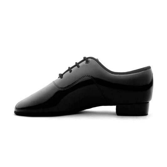 BD Dance Boy's Latin Dance Shoes Professional Ballroom Dance Shoes for Kid Jazz Tango Oxford Dress Shoes, Leather, Black, #702
