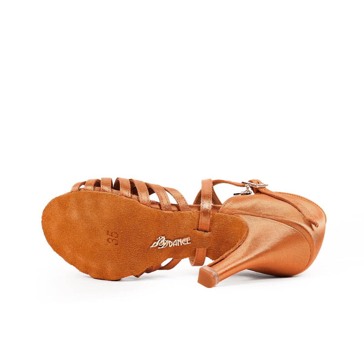 BD Dance Women's Latin Dance Shoes Ballroom Dancing Sandals with High Heel Salsa Jazz Professional Performance Dance Footwear #2398
