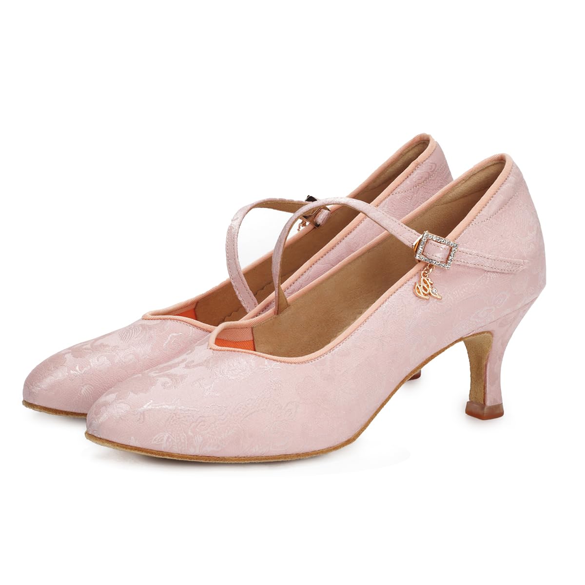 BD Dance Professional Elegant Women's Mary Jane Dress Shoes Kitten Heel Wedding Dance Formal Performance Latin Ballroom Modern Shoes #138