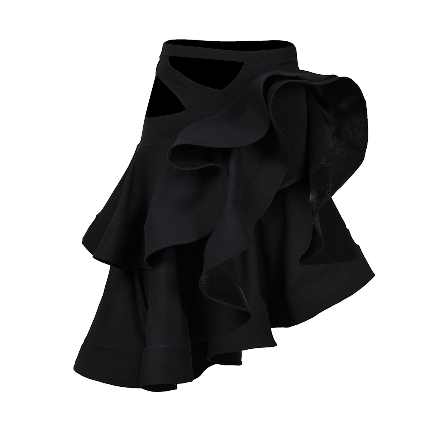 UD 2025 New Designer Stage Performance Costume Women's Skirts Latin Dance Skirt Professional Boned Long Skirt for Women A62