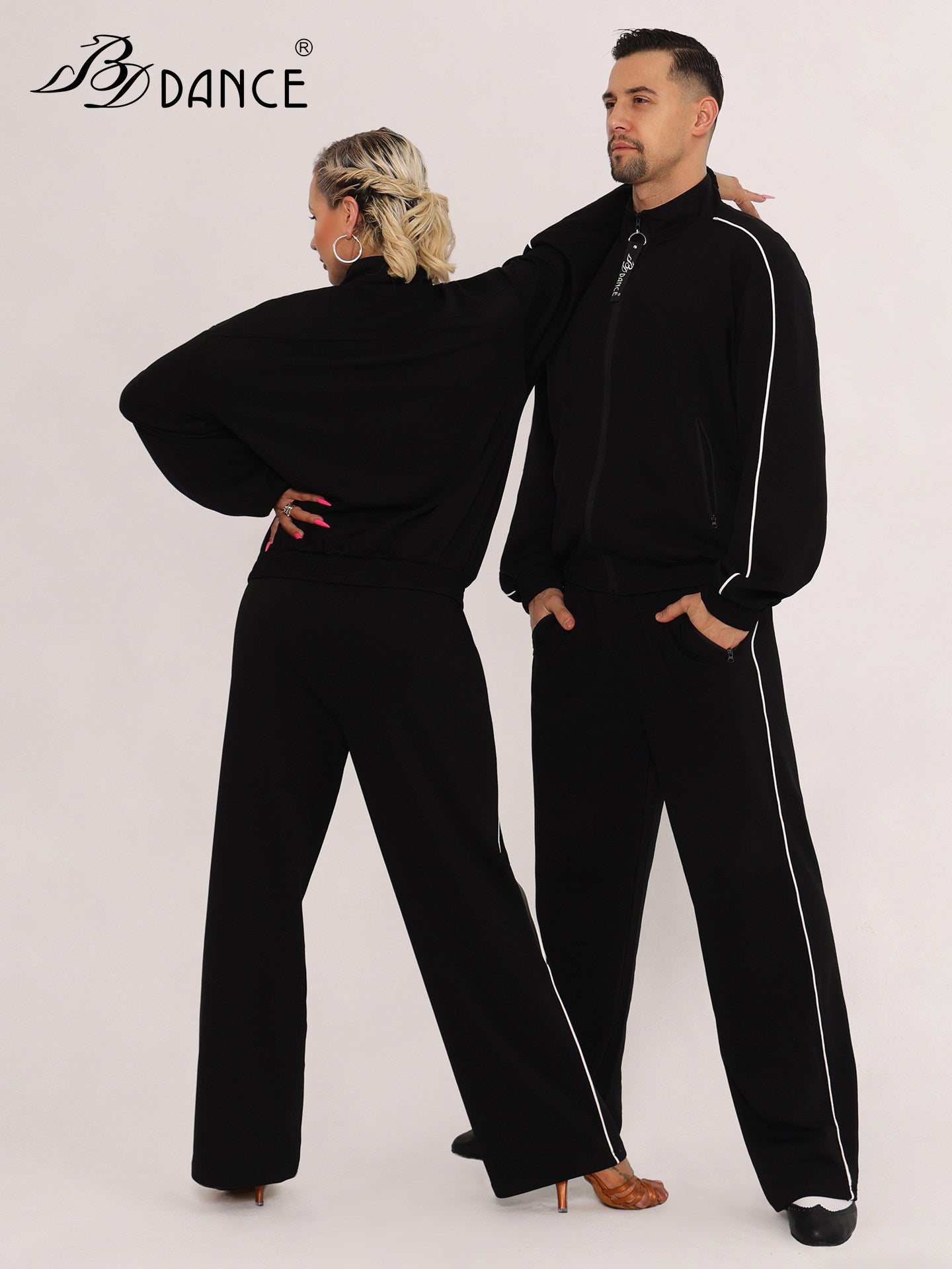 BD Dance x UD 2026 Unisex Sportswear Long-Sleeve Zip-Up Top + Jogging Pants Casual Tracksuit A90