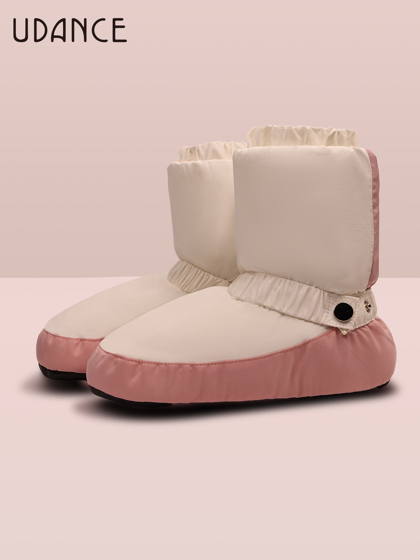 Udance Women's Winter Latin Dance Shoes Fleece-Lined Shoes for Kids and Adults Practice Shoes ACC06