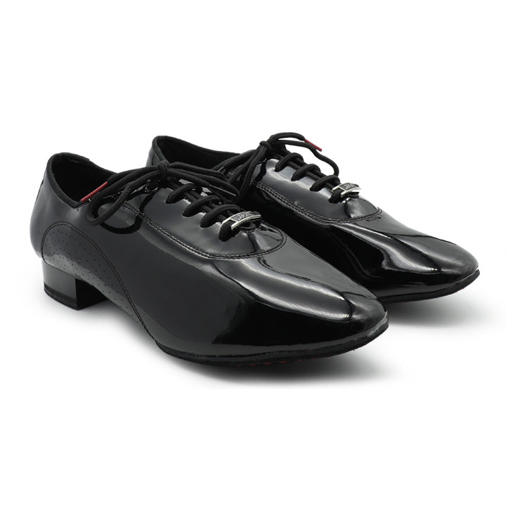 BD Dance Men's Dancing Shoes Latin Tango Jazz Ballroom Training Practice Patent Leather #309