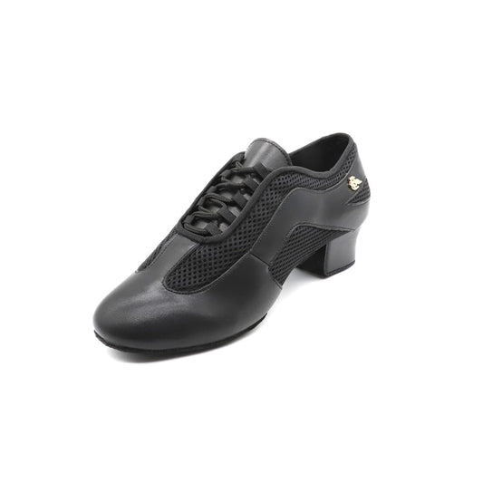 BD Dance Professional Latin Dance Practice Jazz Shoes for Men Leather with Mesh Performance Ballroom Dancing Athletic Shoe #AM-3