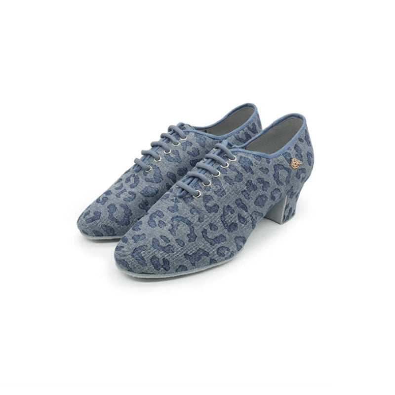 BD Dance  Latin dance shoes, women's teacher shoes, national standard dance shoes, denim dance shoes BDDT1-B