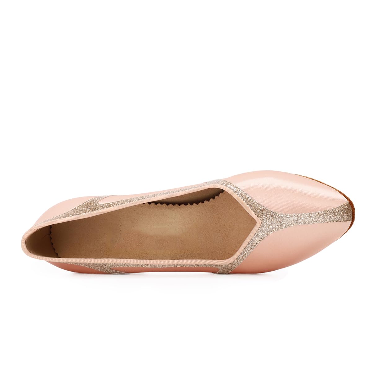 BD Professional Women's Elegant Latin Ballroom Dance Shoes Satin Wedding Pumps Performance Dress Shoes for Modern Dancing #1330