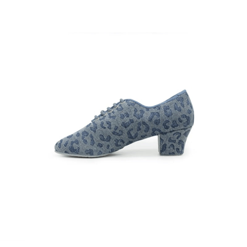 BD Dance  Latin dance shoes, women's teacher shoes, national standard dance shoes, denim dance shoes BDDT1-B
