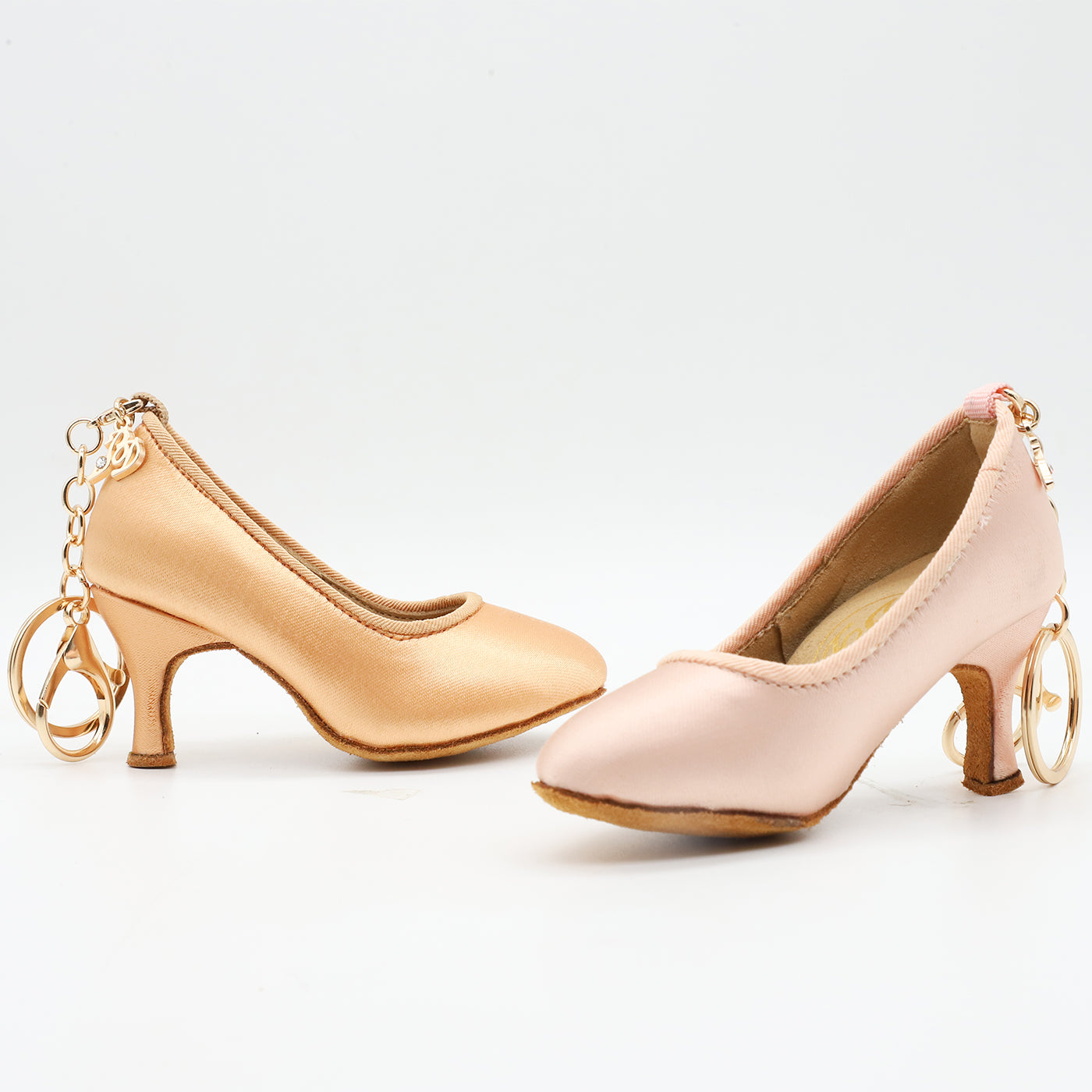 BDD Dance Shoe Keychain Accessory Cute Ballroom Dance Shoe Little Gift Satin One Size ACC07