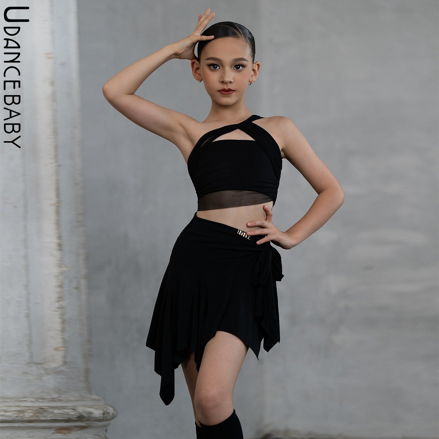Udance New Latin Dance Dress Summer Super Beautiful Practice Dress Top Dance Training Dress US25