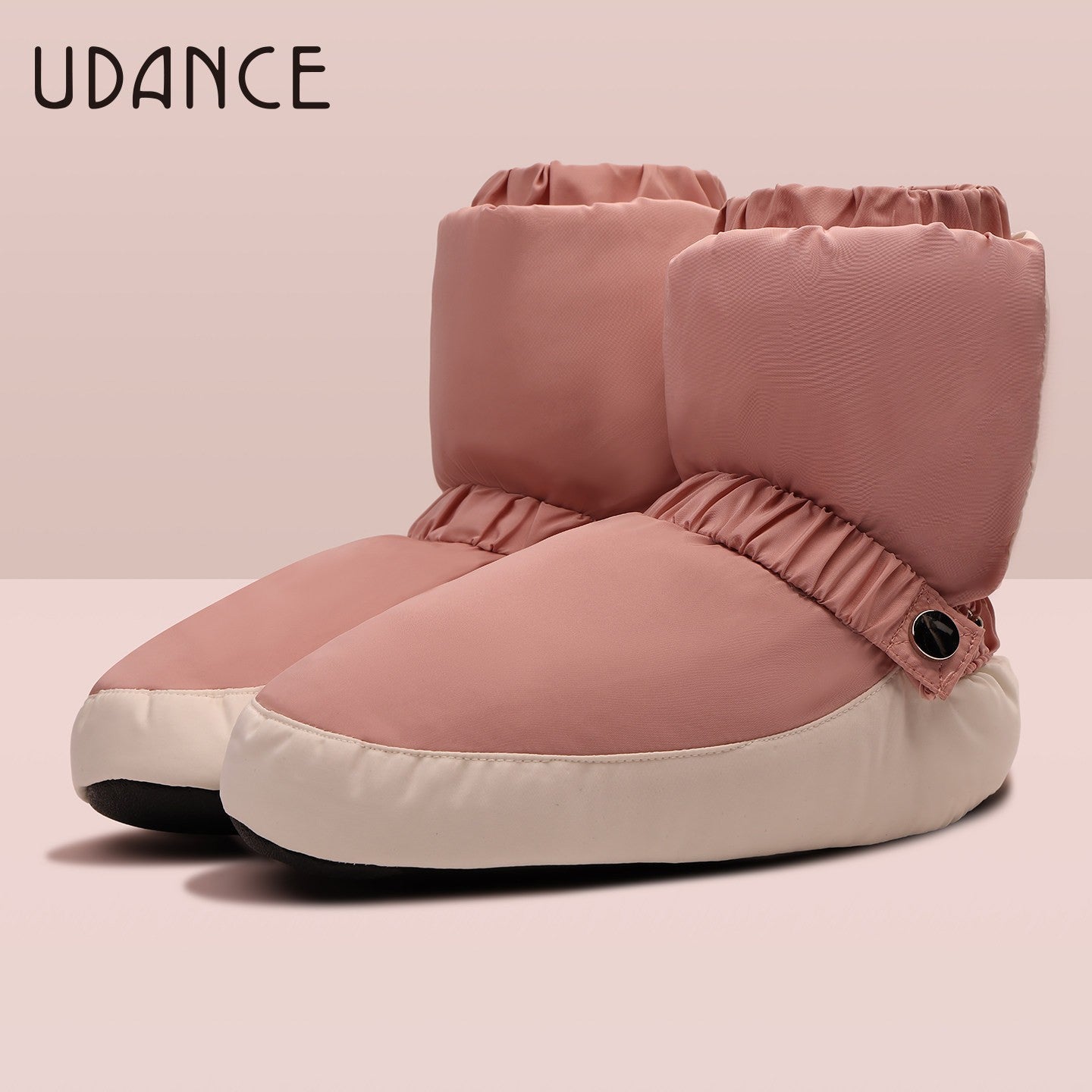 Udance Women's Winter Latin Dance Shoes Fleece-Lined Shoes for Kids and Adults Practice Shoes ACC06