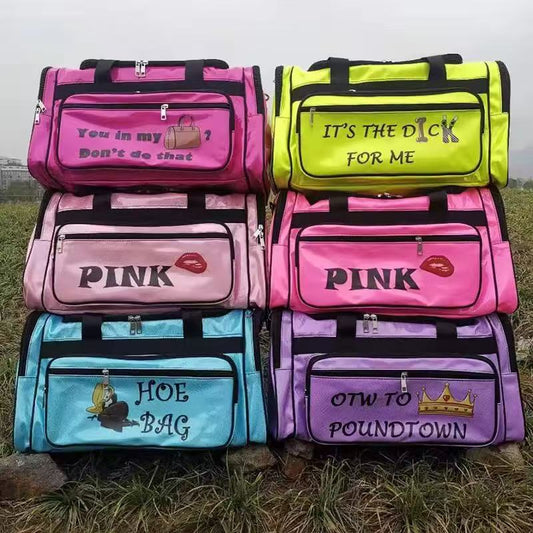 Lightweight Durable Sports Yoga Gym Sequin Weekend Overnight Travel Bag