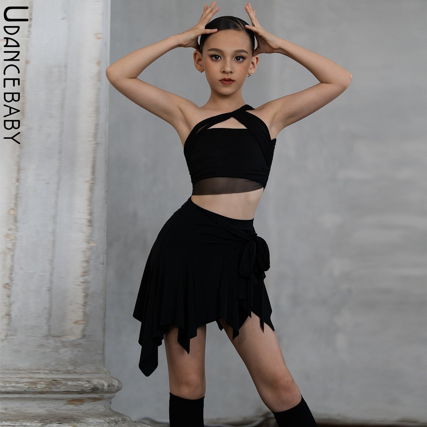 Udance New Latin Dance Dress Summer Super Beautiful Practice Dress Top Dance Training Dress US25