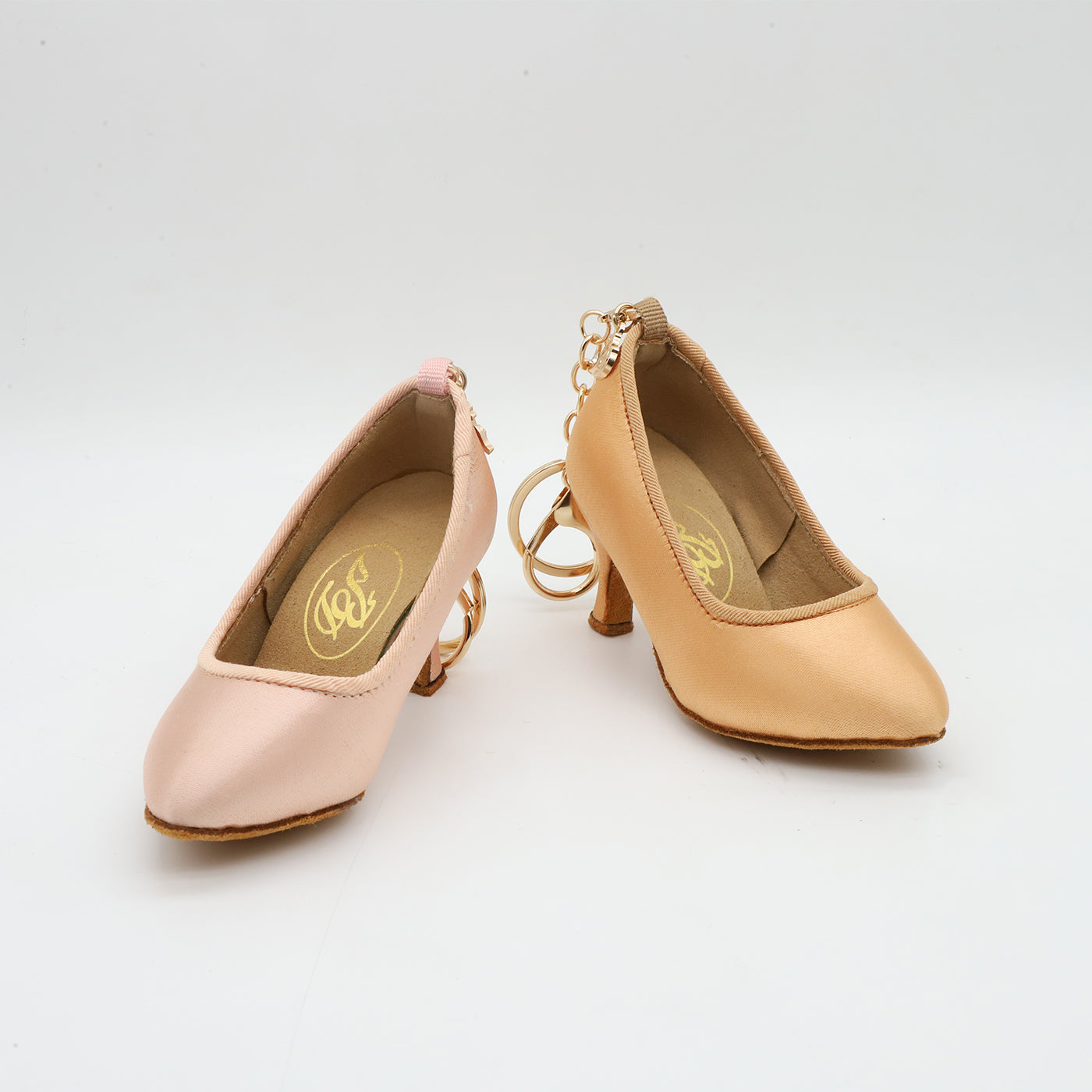 BDD Dance Shoe Keychain Accessory Cute Ballroom Dance Shoe Little Gift Satin One Size ACC07
