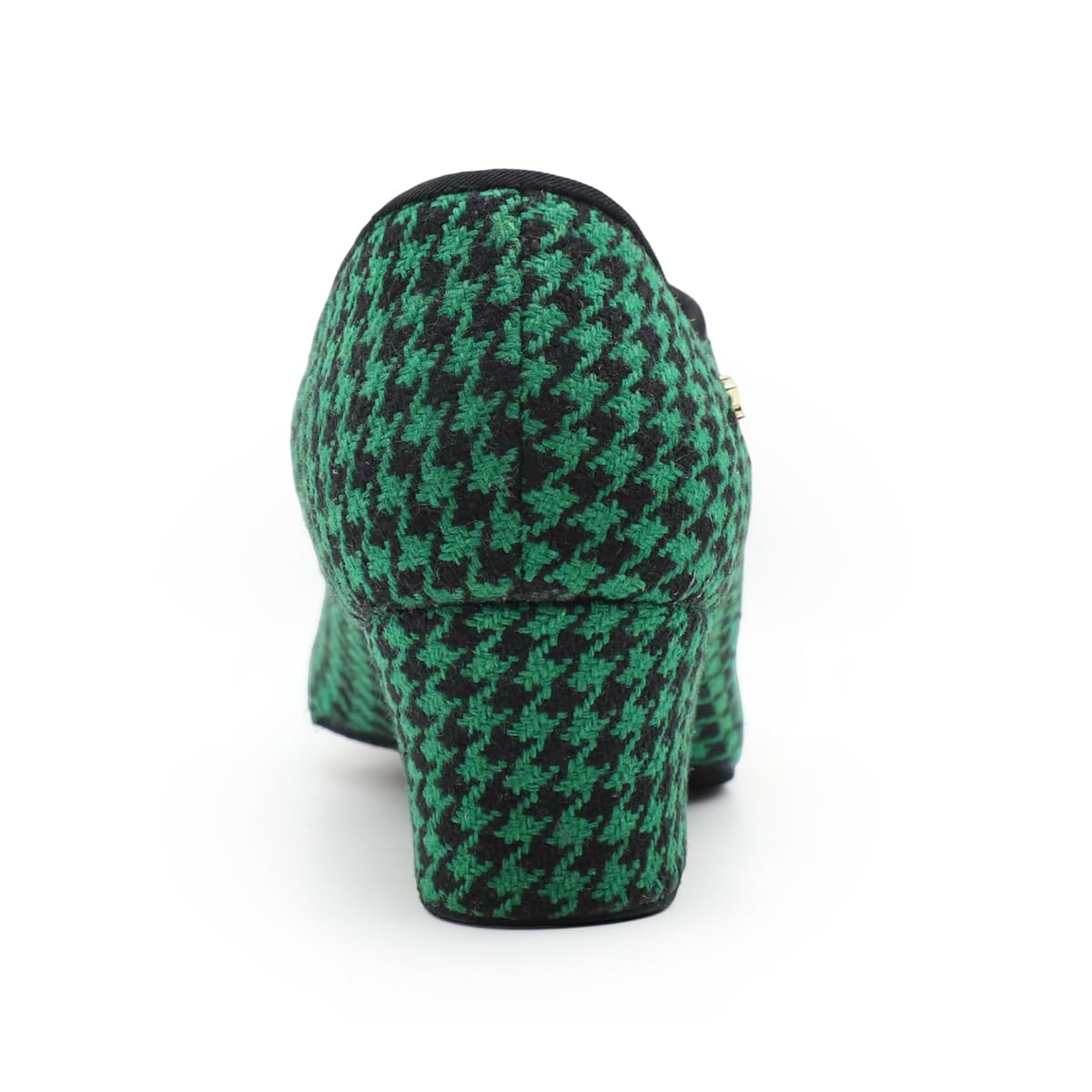 BD Ddance Handmade Professional Latin Dance Shoes for Women Teaching Practice Performance Oxford Shoes Houndstooth #T1-B