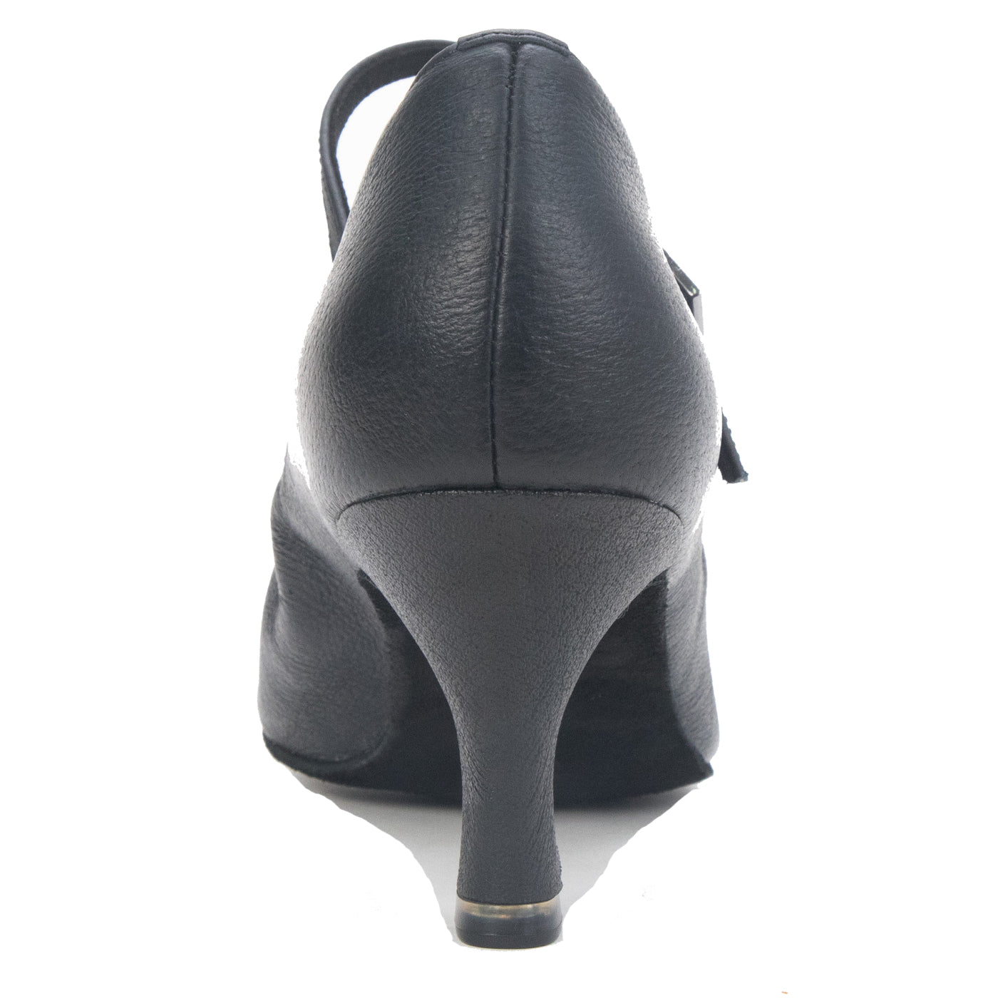 BD Dance Women's Ballroom Latin Dance Shoes Professional Jazz Waltz Practice Sandals Classic Black Leather Kitten Heel Pumps #107 4.5-11