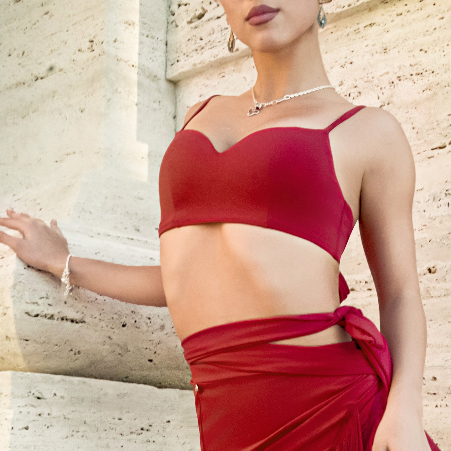 UDANCE 2025 New Latin Dance Crop Top Women's Ballroom Dancewear Practice Wear Spaghetti Strap Camisole Sports Bra for Women A68