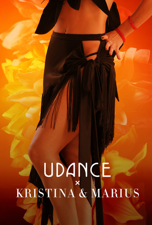 UD 2025 New Arrival Sexy Women's Skirts Stage Performance Costume Fringe Latin Dance Skirt Practice Half-Skirt for Women A69