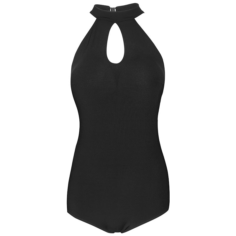 UDANCE Women's Ballroom Dancewear Sleeveless Leotard Bodysuit AMD02