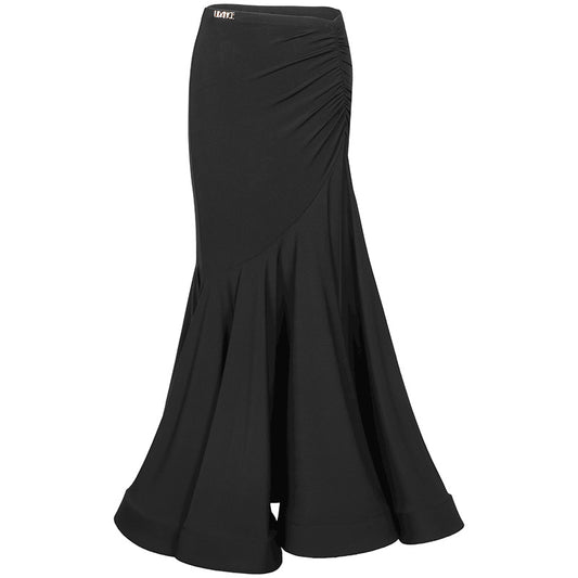 UDANCE Women's Ballroom Dance Skirt High Waist Hip Covering Skirt AMD04