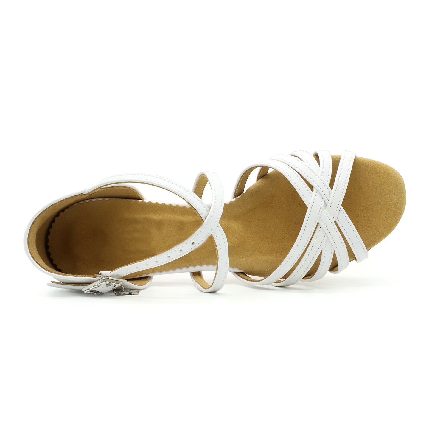 BD Dance Girl's Latin Dance Shoes BD Kids Sandals for Dancing Ballroom Waltz Jazz Salsa Satin, Low Block Heel, Leather, #603