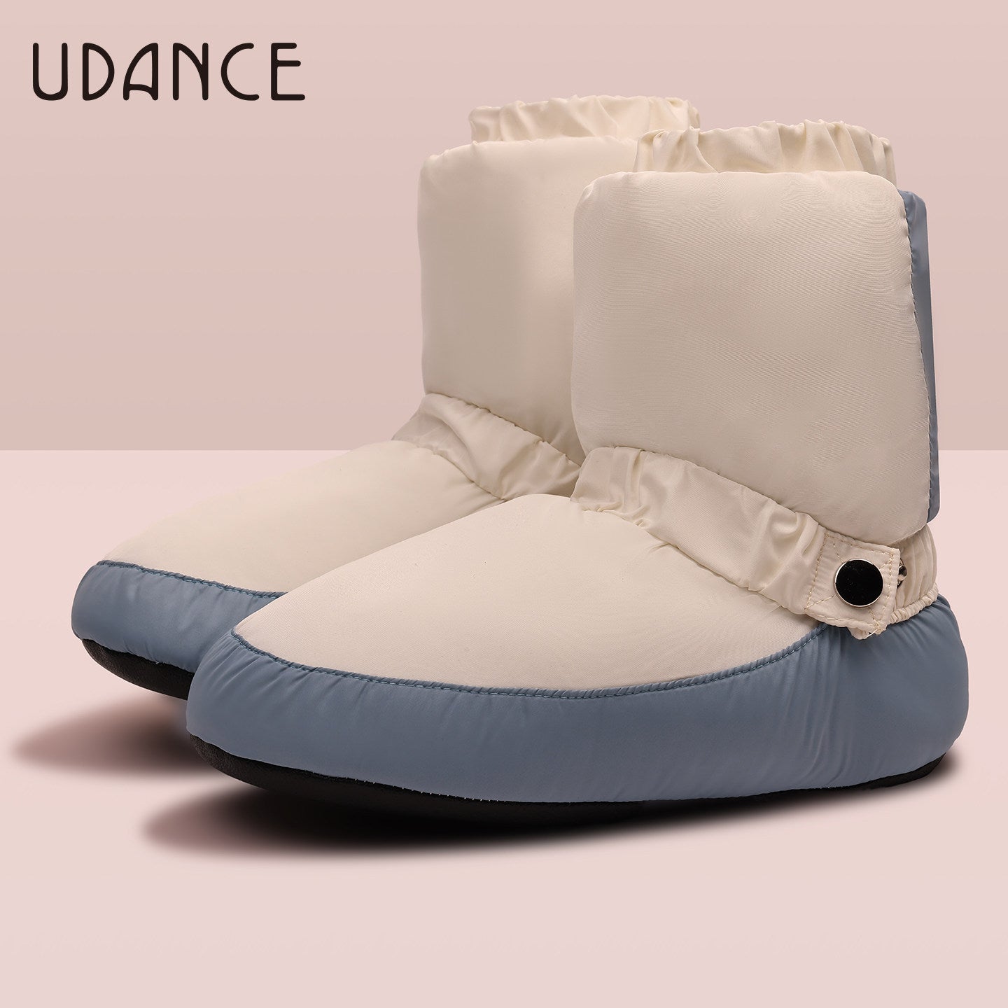 Udance Women's Winter Latin Dance Shoes Fleece-Lined Shoes for Kids and Adults Practice Shoes ACC06