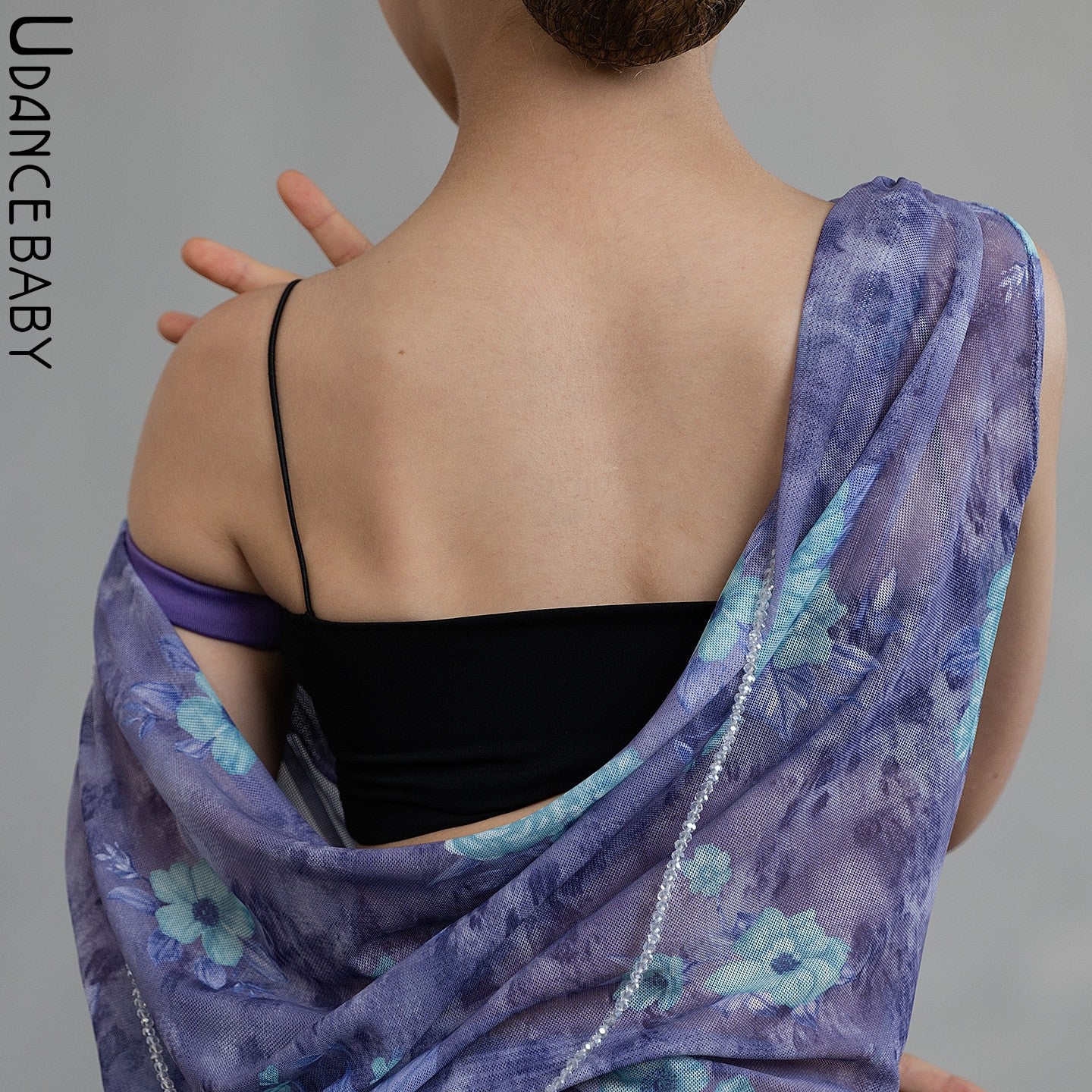 Udance【Charm】New Latin dance clothing, mesh dress, practice outfit, dance outfit US16