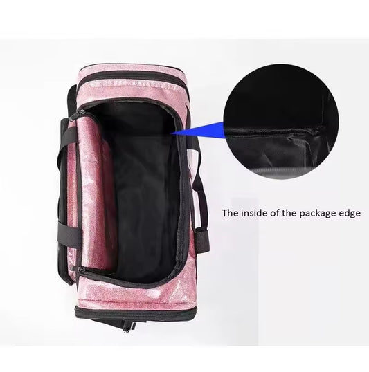 Lightweight Durable Sports Yoga Gym Sequin Weekend Overnight Travel Bag