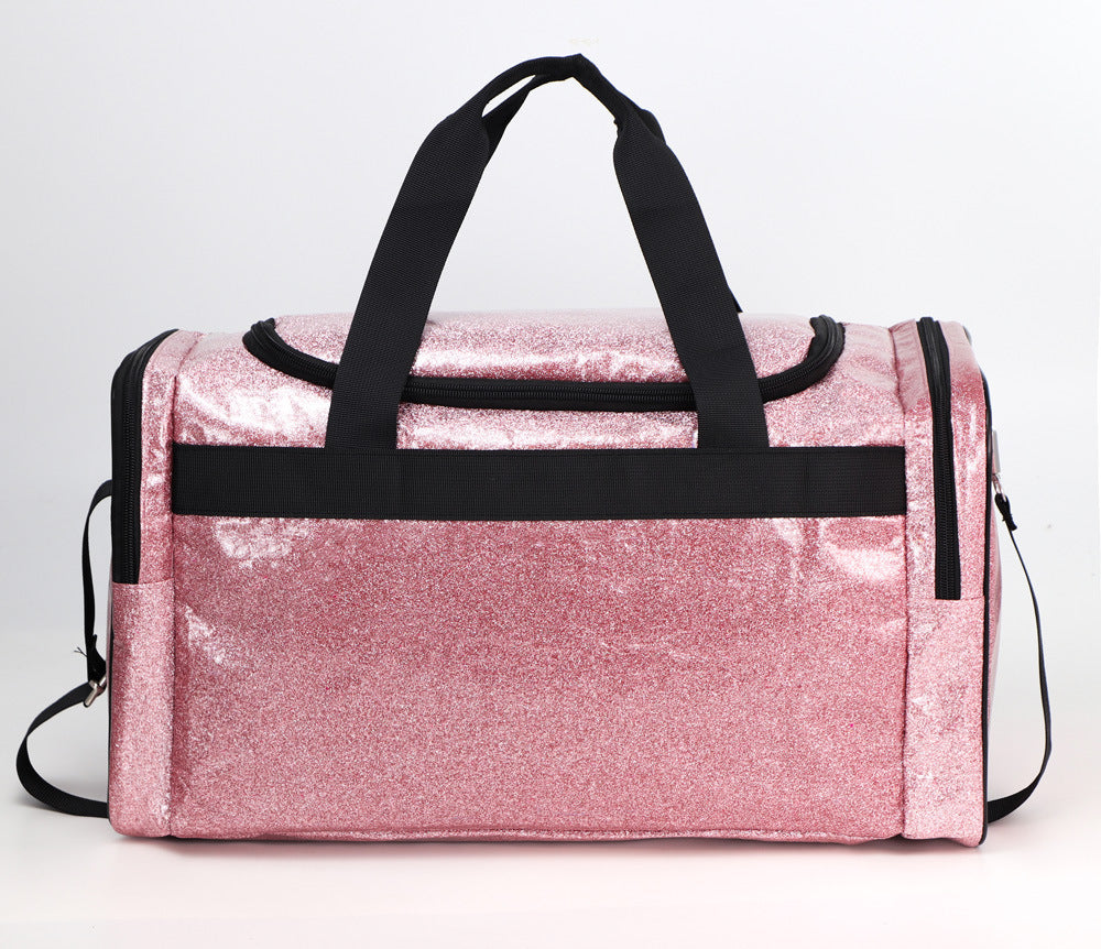 Lightweight Durable Sports Yoga Gym Sequin Weekend Overnight Travel Bag