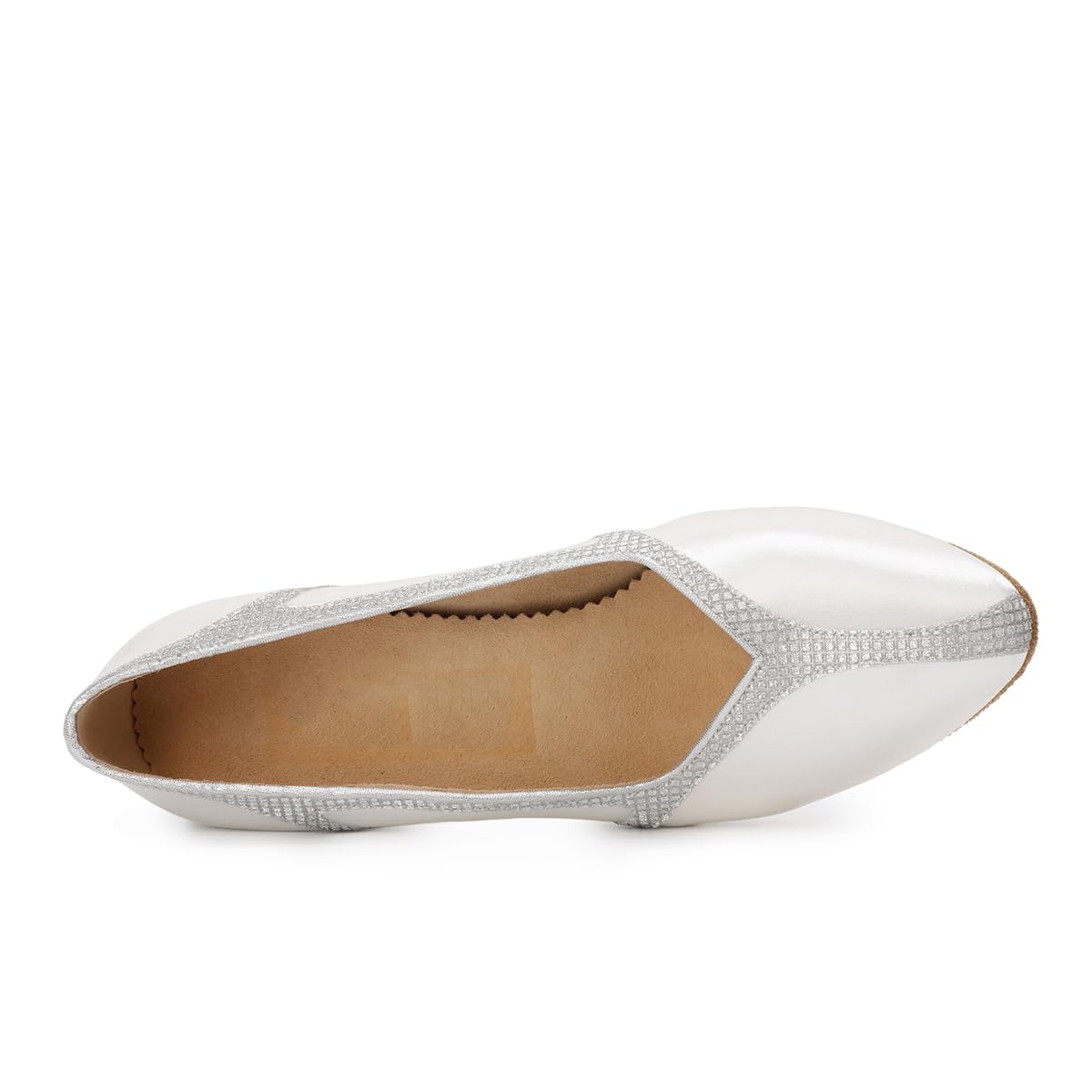 BD Professional Women's Elegant Latin Ballroom Dance Shoes Satin Wedding Pumps Performance Dress Shoes for Modern Dancing #1330