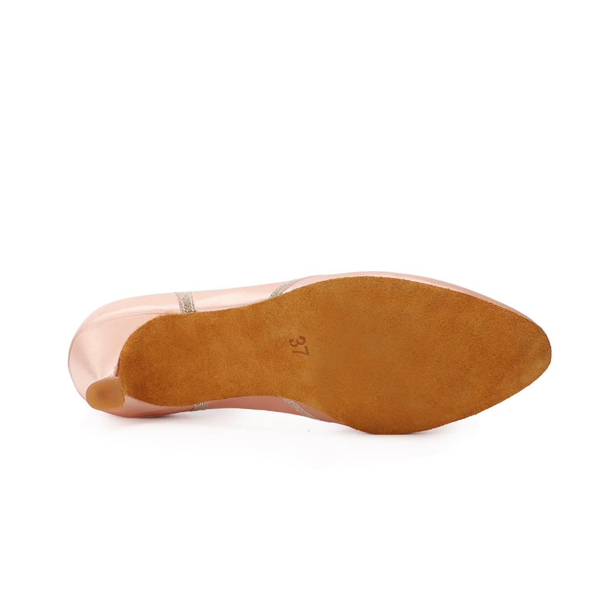 BD Professional Women's Elegant Latin Ballroom Dance Shoes Satin Wedding Pumps Performance Dress Shoes for Modern Dancing #1330