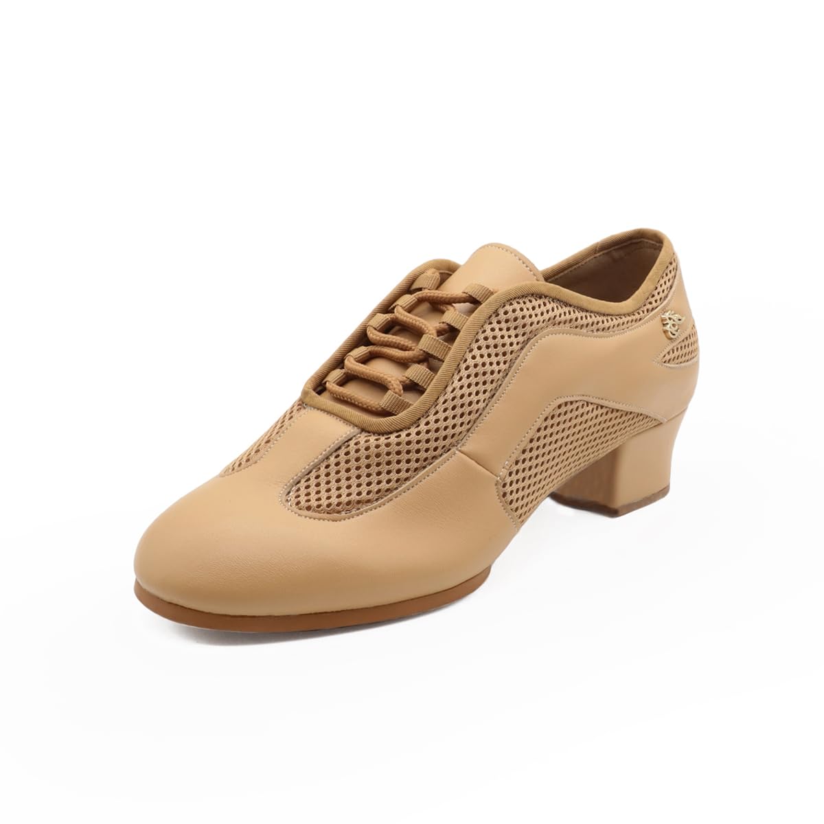 BD Dance Professional Latin Dance Practice Jazz Shoes for Men Leather with Mesh Performance Ballroom Dancing Athletic Shoe #AM-3