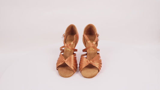 BD Dance Women's Latin Dance Shoes Ballroom Dancing Sandals with High Heel Salsa Jazz Professional Performance Dance Footwear #2398