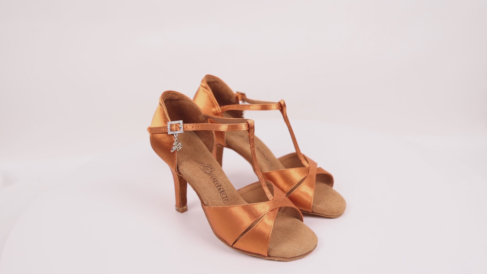 BD Dance Professional Women's Latin Dance Shoes T-Strap Salsa