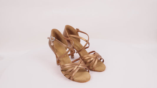BD Dance Shoes Performance Women's Latin Dance Shoes Salsa Bachata Practice Ballroom Dancing Sandals High Heel #216